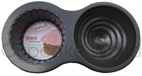 WILTON-SIZED 3D JUMBO LARGE GIANT CUPCAKE PAN TIN MOULD